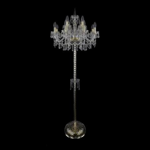Bohemia Ivele Crystal Торшер Bohemia 1403T2/8+4/195-165 G