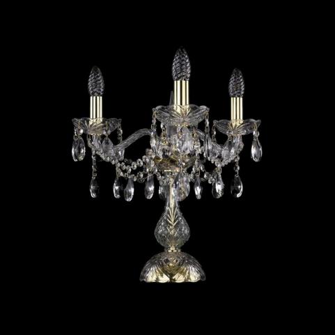 Bohemia Ivele Crystal Настольный светильник Bohemia 1413L/3/141-39 G