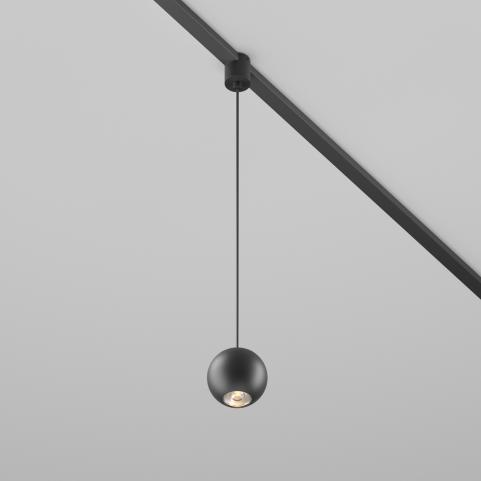 Трековый подвесной светильник Maytoni Technical Elasity 3000K Sfera TR165-1-8W3K-M-B