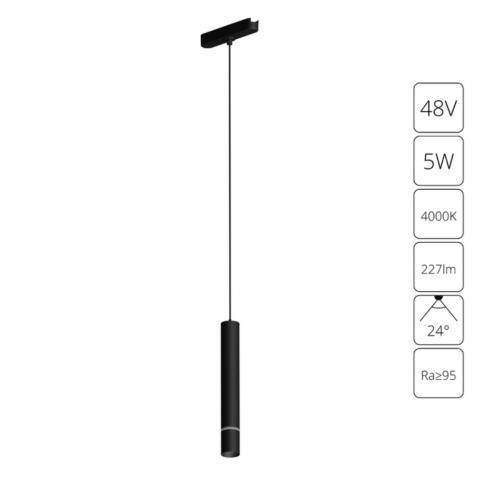 Магнитный трековый светильник Arte Lamp Rapid 4000К A6159PL-1BK