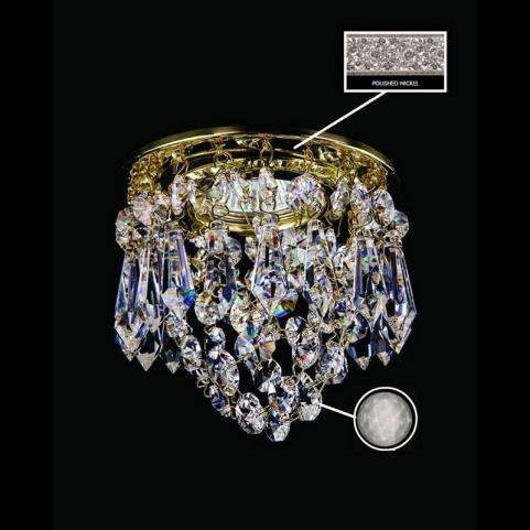 Точечный светильник Art Glass SPOT 07 NICKEL CE - COMPLETE 8006
