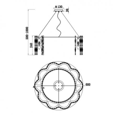 Подвесной светильник Stilfort Admire 2174/05/10P