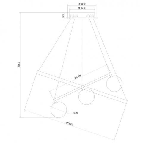 Подвесной светильник Favourite Orbium 4185-6P