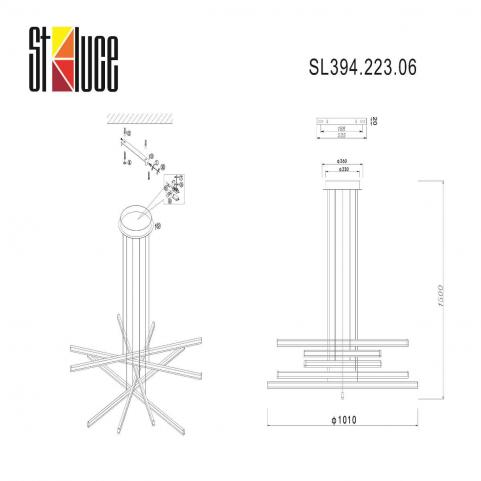 ST Luce Подвесной светильник ST-Luce Basoni SL394.223.06