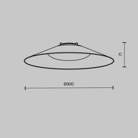 Трековый светильник Maytoni Campana 4000K TR127B-12W4K-B
