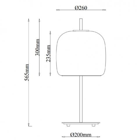 Настольный светильник Favourite Reflex 4234-1T