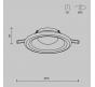Точечный светильник Maytoni Technical Downlight Spark DL097-GU10-W