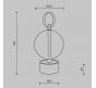 Настольный светильник Maytoni Double Moon аккумуляторный MOD478RL-L3B3K